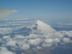 Mount Fuji - a composite volcano Mount Fuji - a composite volcano