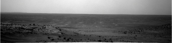Spirit navigation camera panorama from Sol 1849. Credit: NASA/JPL Spirit navigation camera panorama from Sol 1849. Credit: NASA/JPL