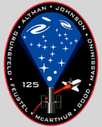 Mission patch for STS-125. Credit: NASA