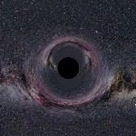 Artists concept of a black hole. 