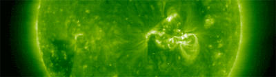 solar-flare High-energy (X-3) solar flare on 13 December 2006. Credit: ESA/NASA/SOHO