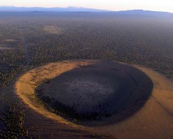 "Hole in the Ground" a Maar in Oregon. 