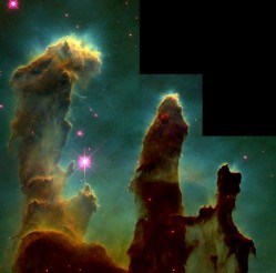 The famous "Pillars of Creation" in the Eagle Nebula. Credit: NASA/STScI The famous "Pillars of Creation" in the Eagle Nebula. Credit: NASA/STScI