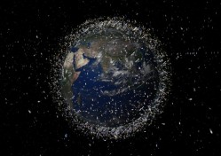 Space debris in Low Earth orbit. Credit: ESA Space debris in Low Earth orbit. Credit: ESA
