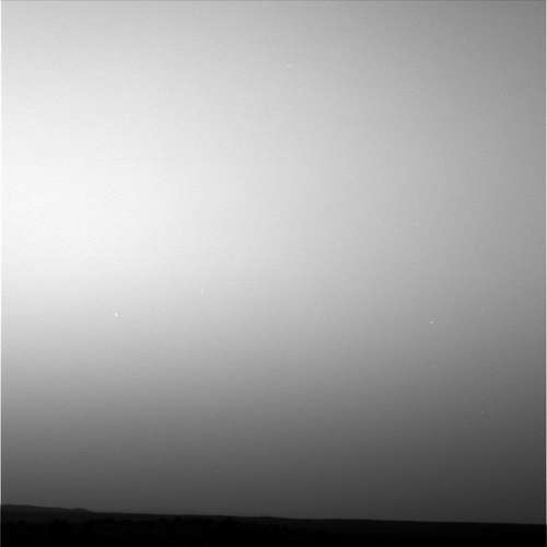 Spirit's twilight observations from sol 1947. Credit: NASA/JPL