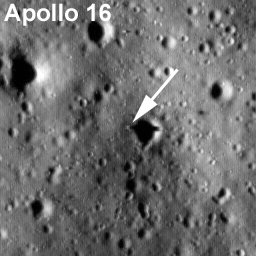 Apollo 16 by LRO. Credit: NASA Apollo 16 by LRO. Credit: NASA