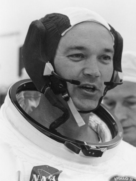 Collins suiting up for Apollo 11.  Credit: NASA