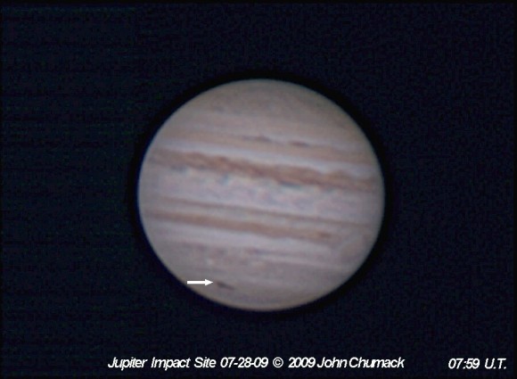 Jupiter072809-ImpactChumackHR July 28, 2009 Jupiter Impact Site by John Chumack