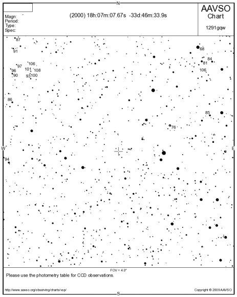 Finder Chart 3 Degree FOV