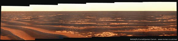 Opportunity drive mosiac from sol 2011. Compiled by James Canvin. Used by permission Opportunity drive mosiac from sol 2011. Compiled by James Canvin. Used by permission.