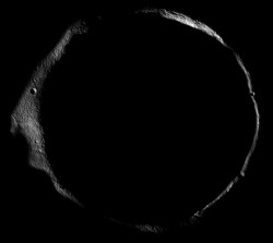 Erlanger crater imaged by LRO. Credit: NASA