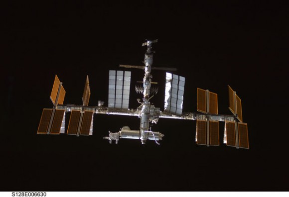 The ISS. Credit: NASA