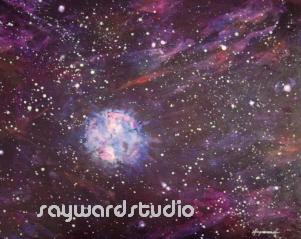 M 27. Painting by Sayward Duffano M 27. Painting by Sayward Duffano