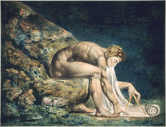 William Blake's Newton (1795), depicted as a divine geometer. Image Credit: William Blake Archive/Wikipedia