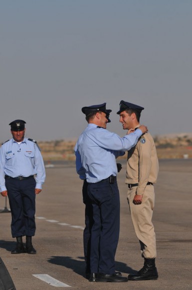 Assaf Ramon being awarded a medal. Image courtesy Avi Blozovsky, editor of Hayadan, the only dedicated science news site in Hebrew. Assaf Ramon being awarded a medal. Image courtesy Avi Blozovsky, editor of Hayadan, the only dedicated science news site in Hebrew.