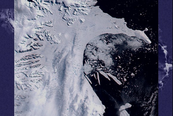 Larsen B Ice Shelf. Image credit: NASA Larsen B Ice Shelf. Image credit: NASA