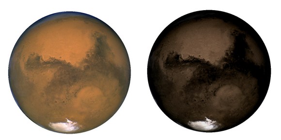 Should Mars really be black? Credit: NASA/Mars Simulation Laboratory Should Mars really be black? Credit: NASA/Mars Simulation Laboratory