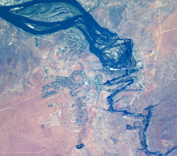 Victoria Falls. Image credit: NASA