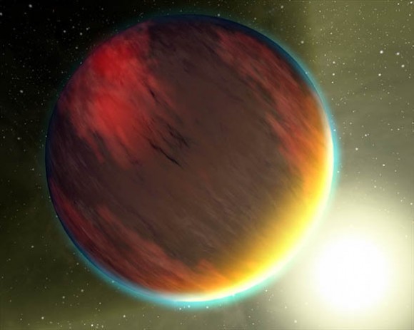 Artist concept of exoplanet HD 209458b. Credit: NASA/JPL-Caltech/T. Pyle (SSC) Artist concept of exoplanet HD 209458b. Credit: NASA/JPL-Caltech/T. Pyle (SSC)