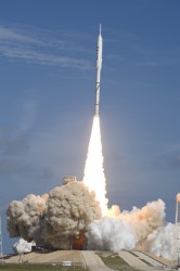 Launch day.  Photo credit: NASA/Sandra Joseph and Kevin O'Connell