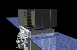 Artist concept of Fermi in space. Credit: NASA Artist concept of Fermi in space. Credit: NASA
