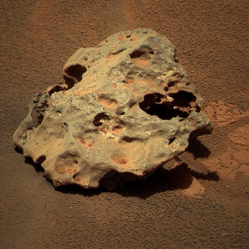Mackinac on Mars. Credit: NASA/JPL/ colorization by Stuart Atkinson