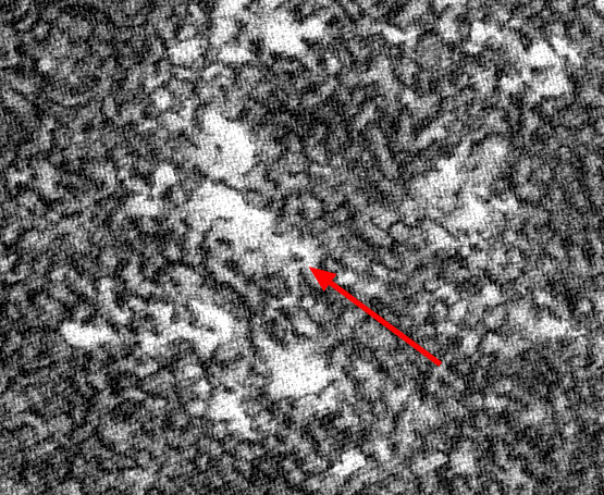 Phoenix close up from July 2009. Annotated by Phil Stooke. Phoenix close up from July 2009. Annotated by Phil Stooke.