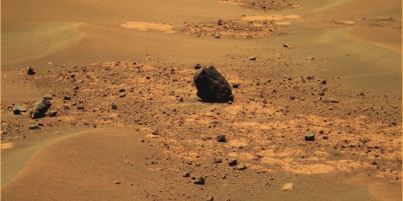 Marquette Island.  Credit: NASA/JPL color by Stu Atkinson