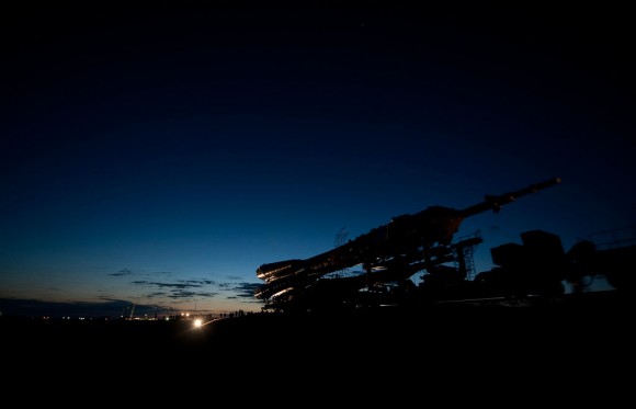 Expedition 22 Soyuz Rollout. Credit: NASA/Bill Ingalls