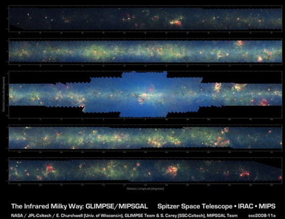 Spitzer Survey image compiled. Credit: NASA/JPL Spitzer Survey image compiled. Credit: NASA/JPL