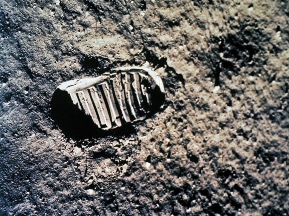 Footprints on the Moon
