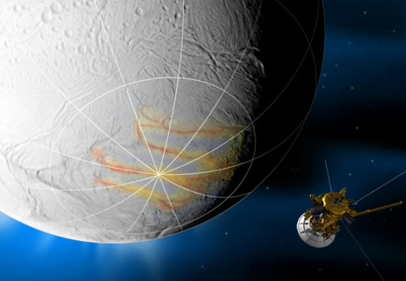 4 Cassini Begins Transmitting Data From Enceladus Flyby