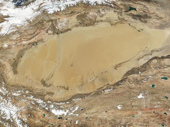 Taklimakan desert, western China 