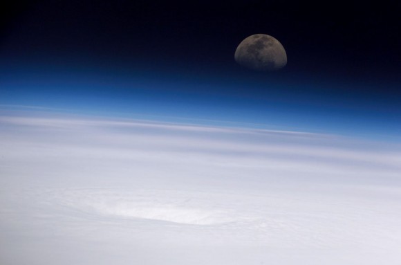 Hurricane Emily and the Moon Hurricane Emily and the Moon
