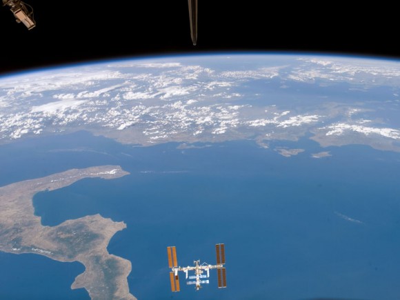 Space Station Over the Ionian Sea Space Station Over the Ionian Sea