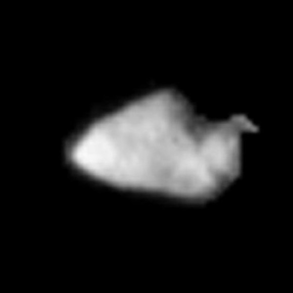 Stardust Image of Asteroid Annefrank Stardust Image of Asteroid Annefrank