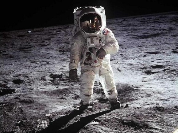 Buzz Aldrin on the Moon