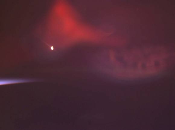 Red Aurora as Seen from the Space Station Red Aurora as Seen from the Space Station