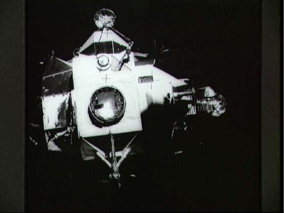 The Lunar Module Aquarius, after it was jettisoned from the CSM.