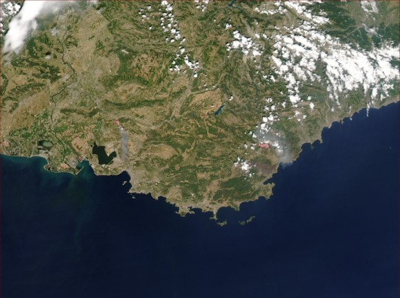 Forest Fires in Southern France Forest Fires in Southern France