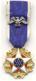 The Presidential Medal of Freedom awarded to the Mission Operations Team of Apollo 13. Image courtesy Jerry Woodfill.