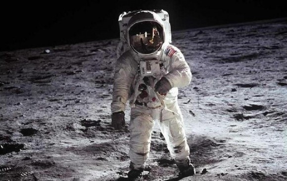 Buzz Aldrin on the Moon