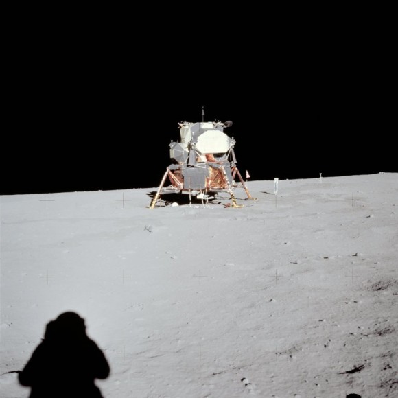 Apollo 11 Mission image - Lunar Module at Tranquility Base Apollo 11 Mission image - Lunar Module at Tranquility Base