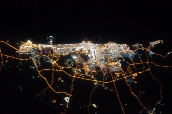 City of Dubai at Night, United Arab Emirates City of Dubai at Night, United Arab Emirates