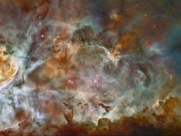 Dark Clouds of the Carina Nebula