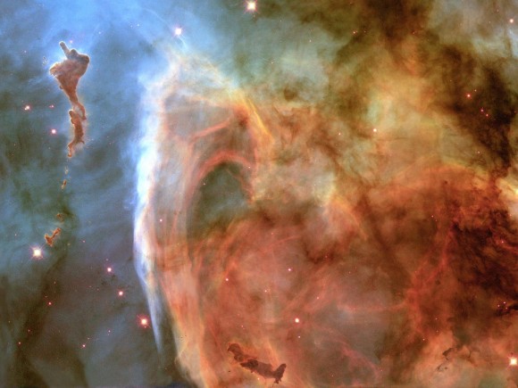 Light and Shadow in the Carina Nebula