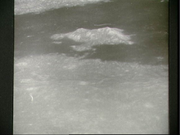 Oblique view of the lunar surface Oblique view of the lunar surface
