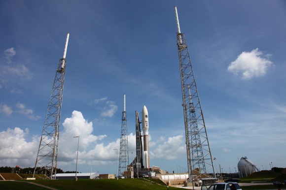 Pre-launch. Cape Canaveral Air Force Station’s Space Launch Complex 41. Credit: Alan Walters (awaltersphoto.com) for Universe Today