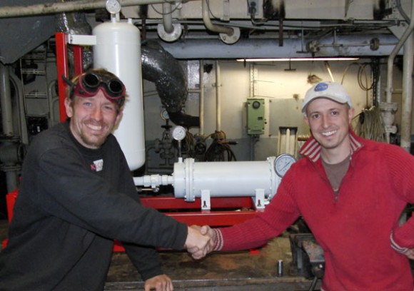Peter Madsen and Kristian von Bengtson. Credit: Copenhagen Suborbitals.