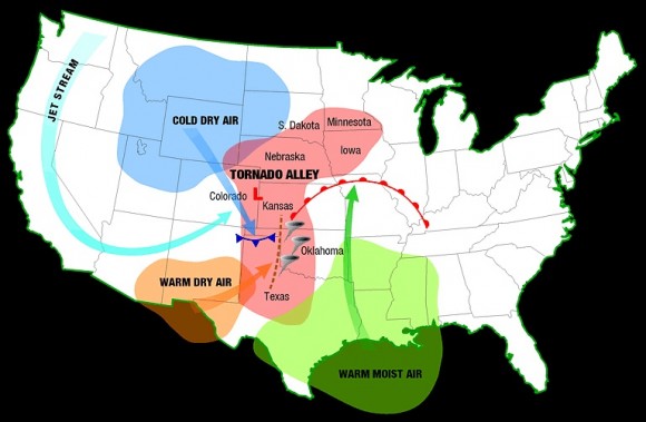 Where is Tornado Alley Where is Tornado Alley